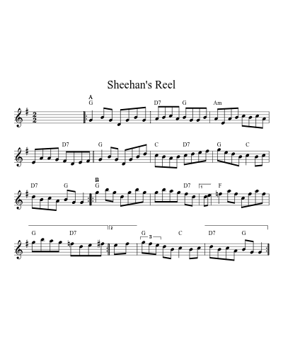 Sheehan's Reel (Version 8)