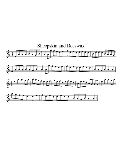 Sheepskin and Beeswax (Version 3)