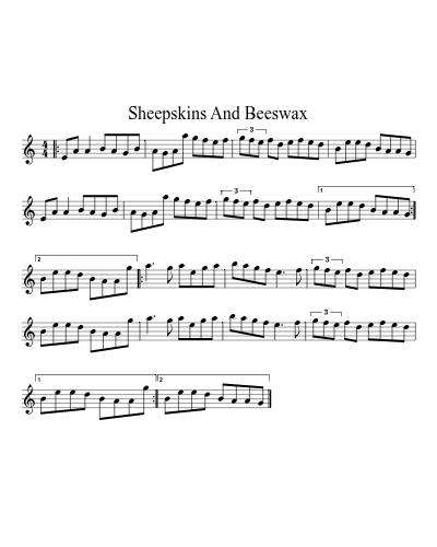Sheepskins And Beeswax (Version 3) preview
