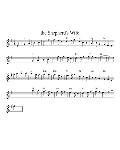 the Shepherd's Wife (Version 3)