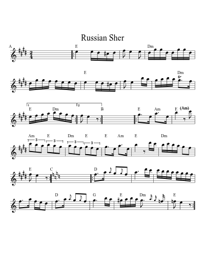 Russian Sher (Sher2 Bb)