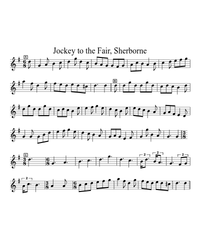 Jockey to the Fair, Sherborne