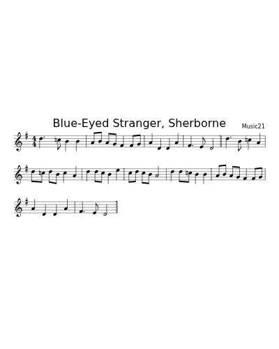 Blue-Eyed Stranger, Sherborne