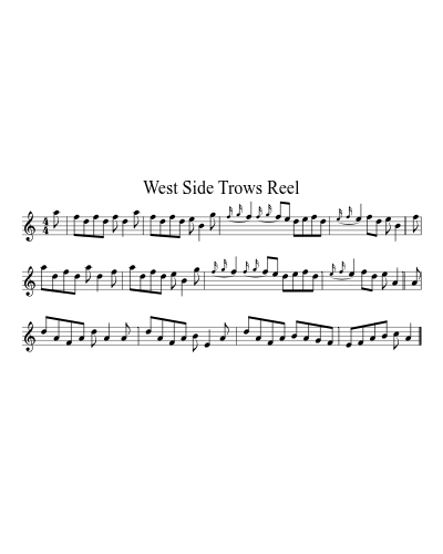 West Side Trows Reel