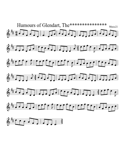 Humours of Glendart, The***************