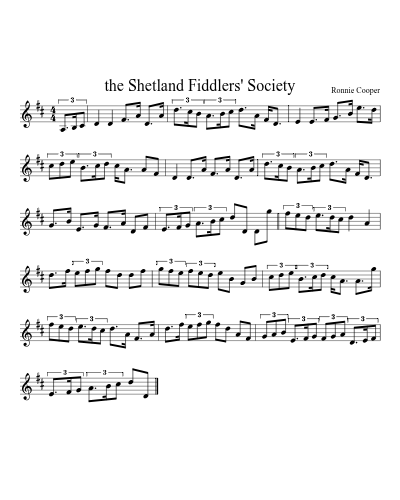 the Shetland Fiddlers' Society