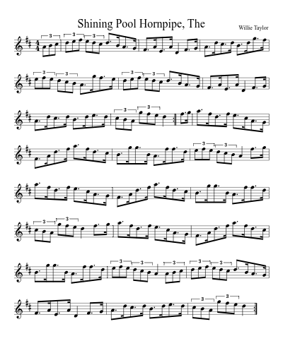 Shining Pool Hornpipe, The (Version 2)