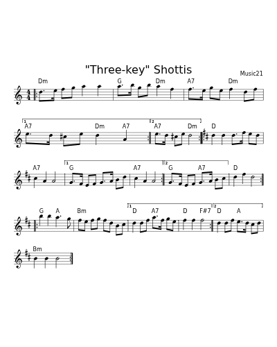 "Three-key" Shottis (Version 5)
