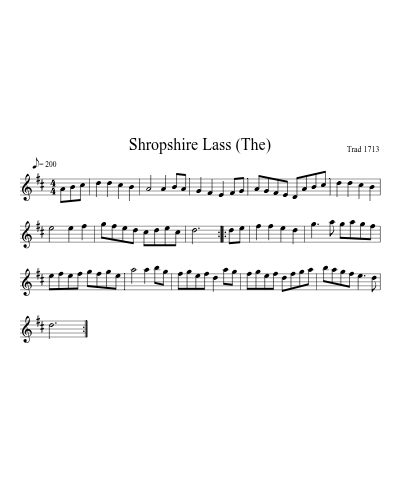 Shropshire Lass (The) (Version 4)