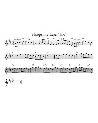 Shropshire Lass (The) (Version 6)