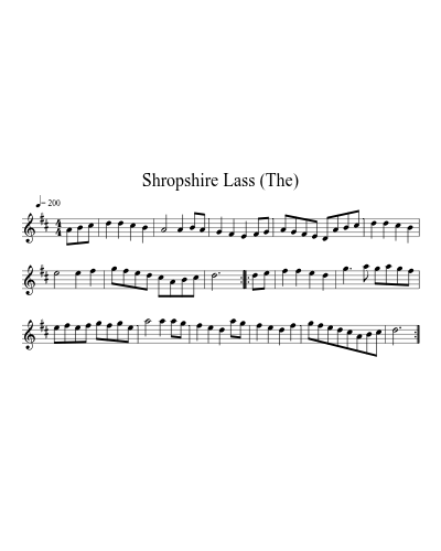 Shropshire Lass (The) (Version 11)