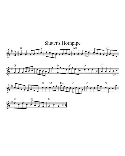 Shuter's Hornpipe (Version 3)