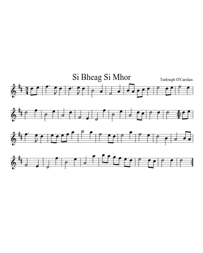 Si Bheag Si Mhor (Version 6)