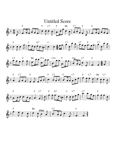 Sicilian Circle Dance sheet music preview