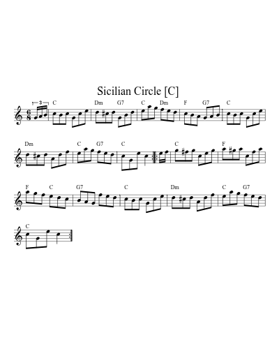 Sicilian Circle  [C] (Version 3)