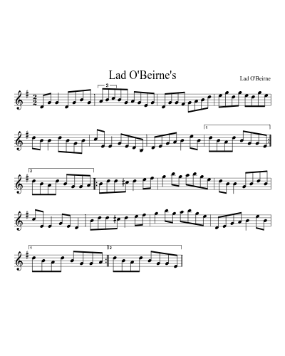 Lad O'Beirne's (Banish Misfortune)