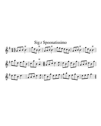 Sig.r Spoonatissimo preview