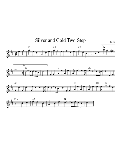 Silver and Gold Two-Step