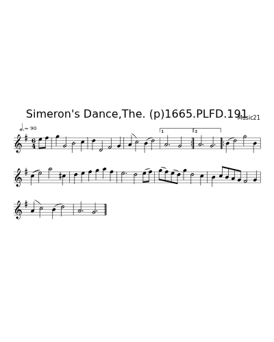 Simeron's Dance,The. (p)1665.PLFD.191