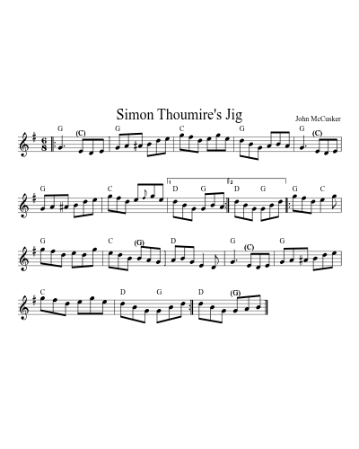 Simon Thoumire's Jig (Version 4) preview