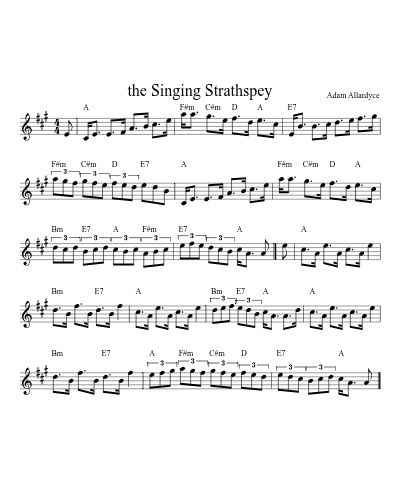 the Singing Strathspey