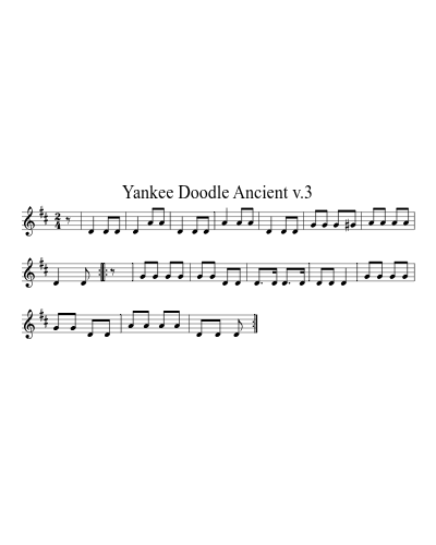 Yankee Doodle Ancient v.3