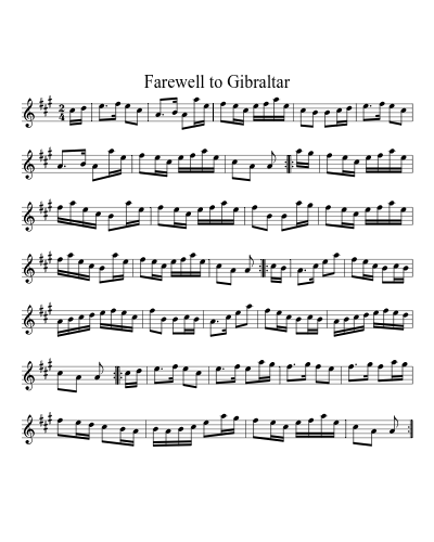 Farewell to Gibraltar (Singles)