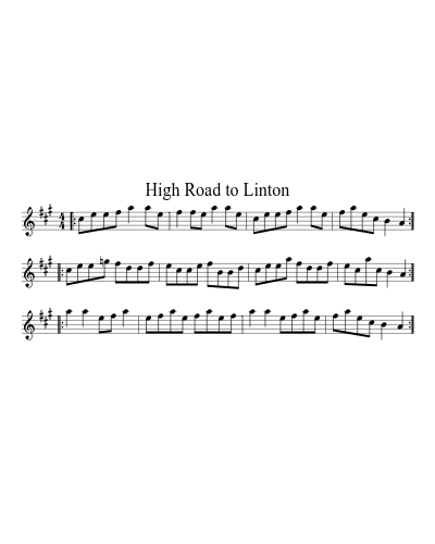High Road to Linton (Singles)