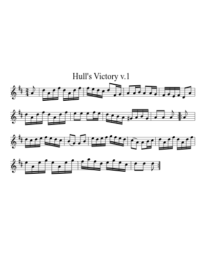 Hull's Victory  v.1 (Singles)