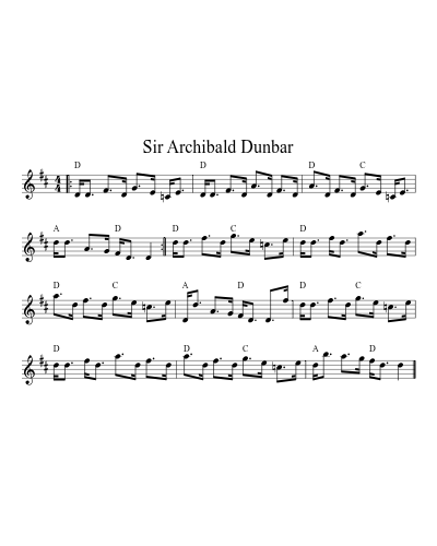 Sir Archibald Dunbar preview