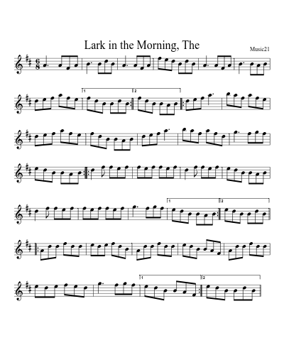 Lark in the Morning, The preview