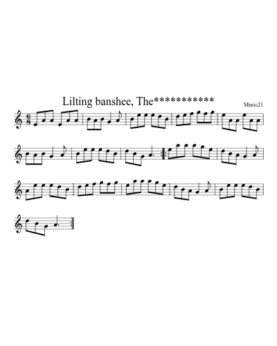 Lilting banshee, The***********