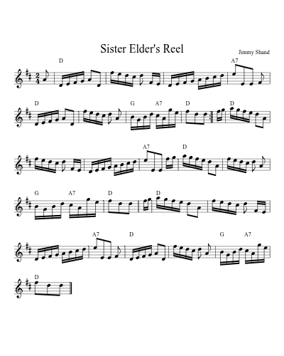 Sister Elder's Reel