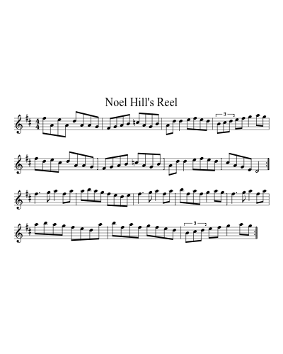 Noel Hill's Reel (Version 8)