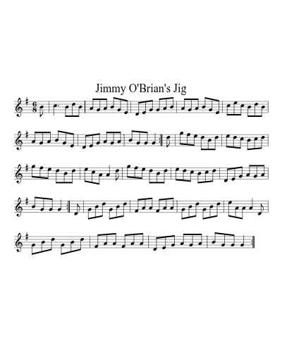 Jimmy O'Brian's Jig