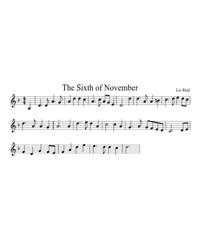 The Sixth of November preview