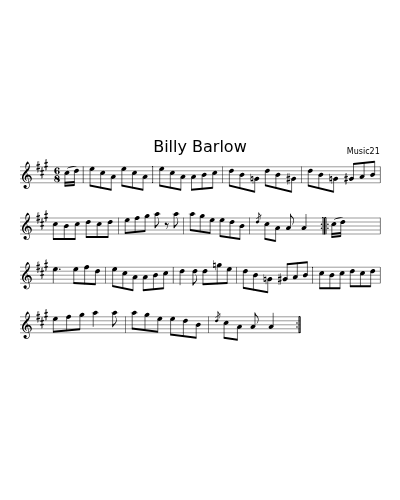 Billy Barlow (Version 2)