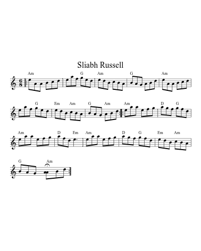 Sliabh Russell (Version 2) preview