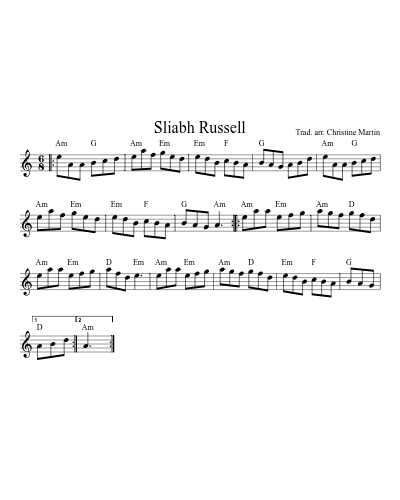 Sliabh Russell (Version 3)