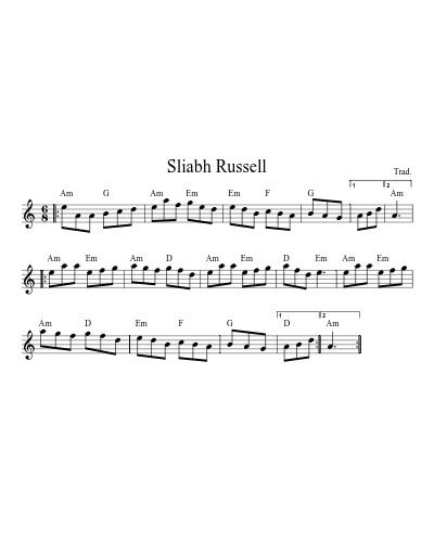 Sliabh Russell (Version 4)