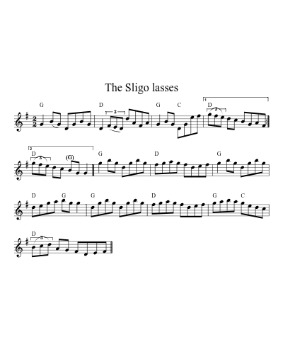 The Sligo lasses (Version 4)