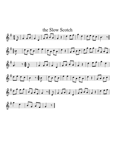 the Slow Scotch (Version 2)