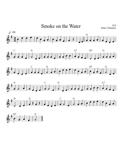 Smoke on the Water (Version 2)