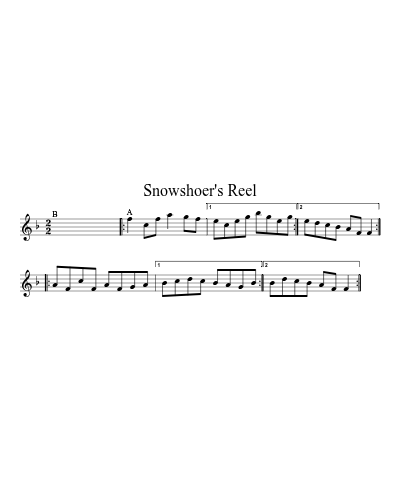 Snowshoer's Reel (Version 4)