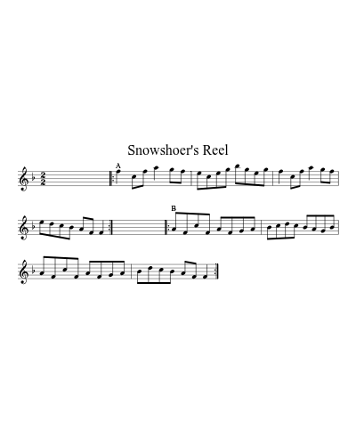 Snowshoer's Reel (Version 5)