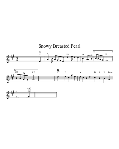 Snowy Breasted Pearl (Version 5)