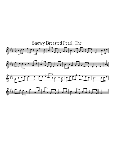 Snowy Breasted Pearl, The