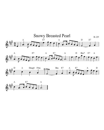 Snowy Breasted Pearl (Version 7)