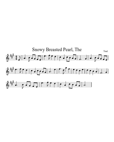 Snowy Breasted Pearl, The (Version 2)