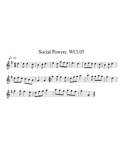 Social Powers. WCl.05